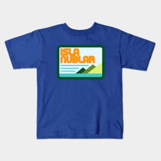 Isla Nublar Retro Logo Kids T-Shirt